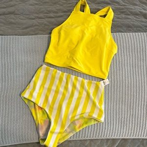 Old Navy high neck longline bikini set